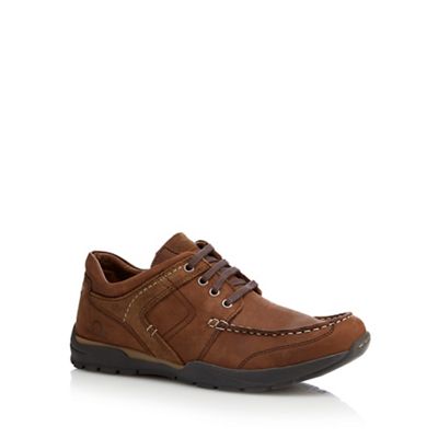 Brown 'Wilson' apron shoes